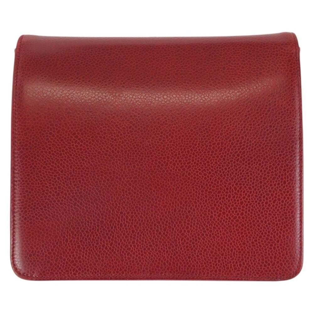 CHRISTIAN DIOR Vintage Red Leather Shoulder Bag - Picture 2 of 10